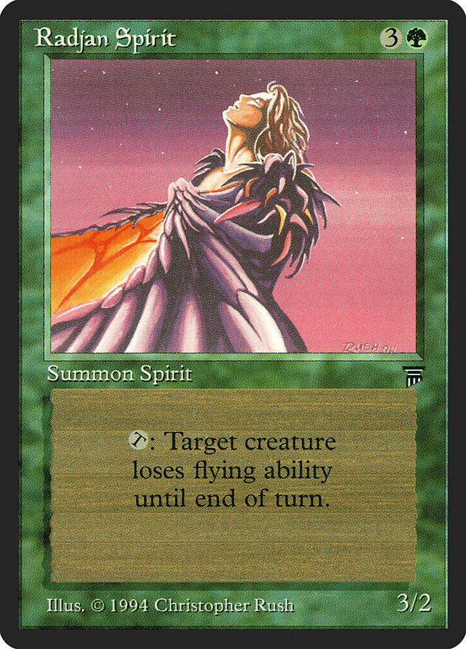 Radjan Spirit [Legends] MTG Single Magic: The Gathering | Red Claw Gaming
