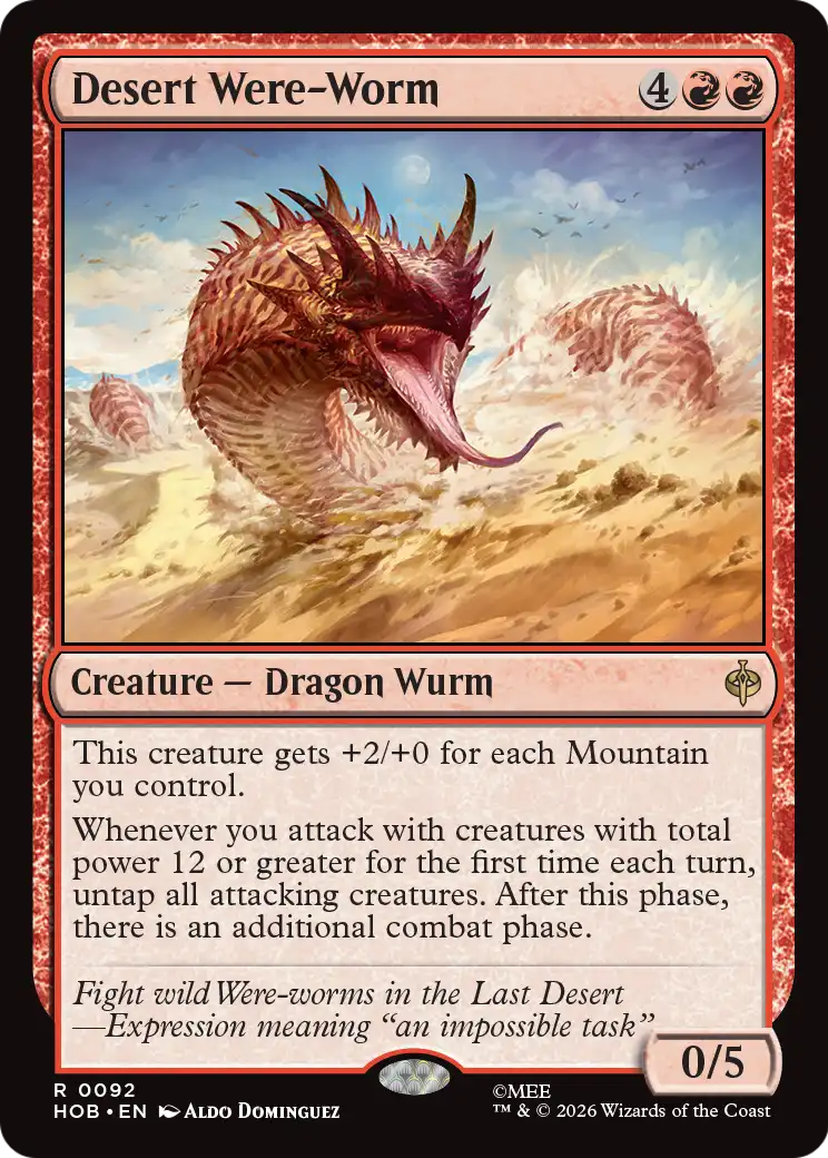 Desert Were-Worm [The Hobbit] | Red Claw Gaming