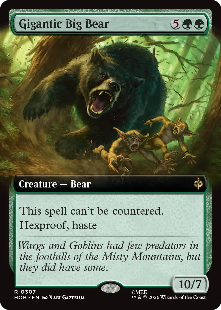 Gigantic Big Bear (Extended Art) [The Hobbit] | Red Claw Gaming