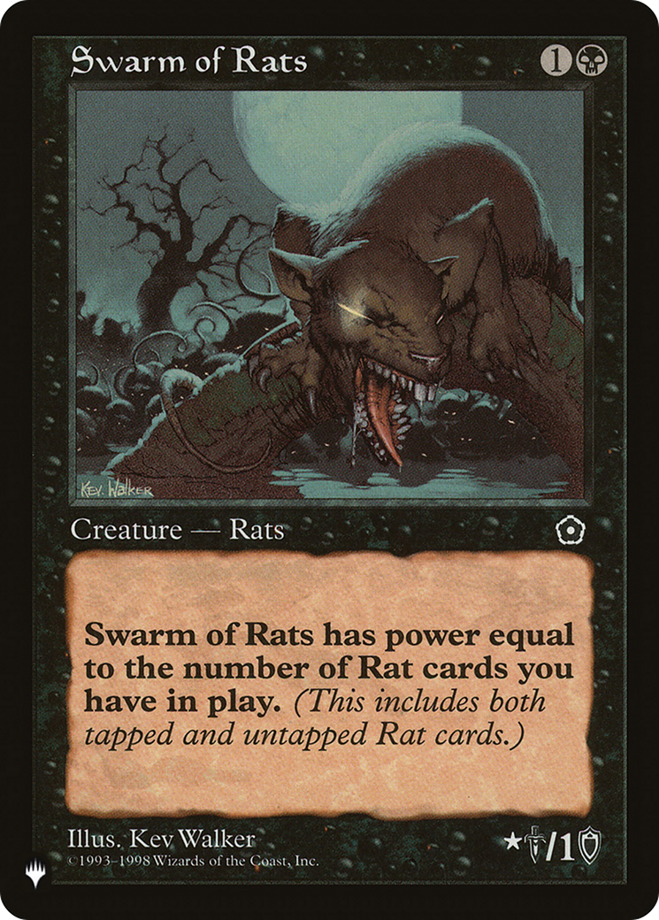 Swarm of Rats [The List] MTG Single Magic: The Gathering | Red Claw Gaming