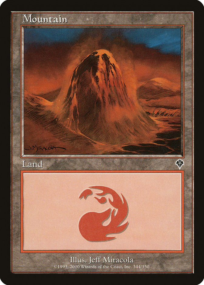 Mountain (344) [Invasion] MTG Single Magic: The Gathering | Red Claw Gaming