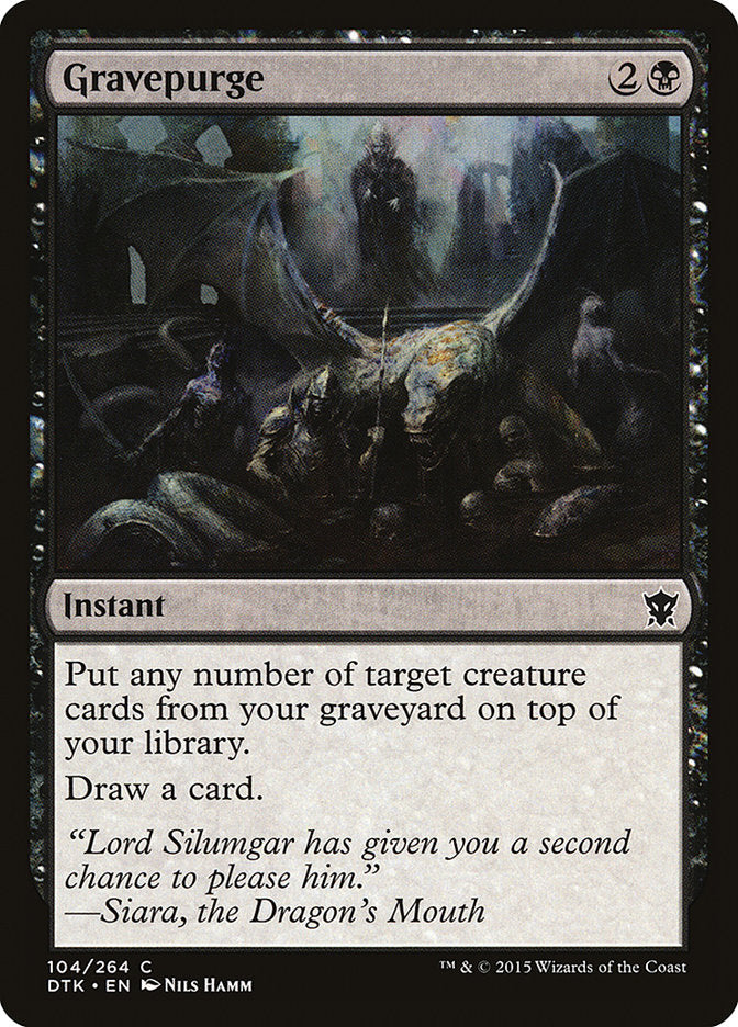 Gravepurge [Dragons of Tarkir] MTG Single Magic: The Gathering | Red Claw Gaming