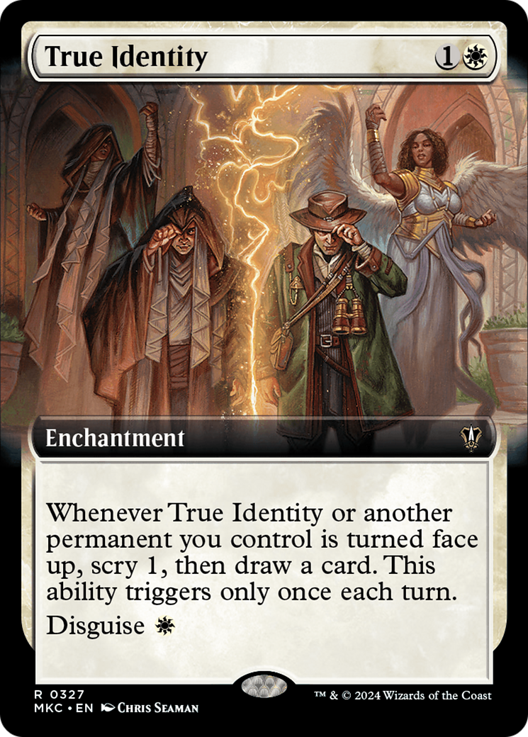 True Identity (Extended Art) [Murders at Karlov Manor Commander] MTG Single Magic: The Gathering    | Red Claw Gaming