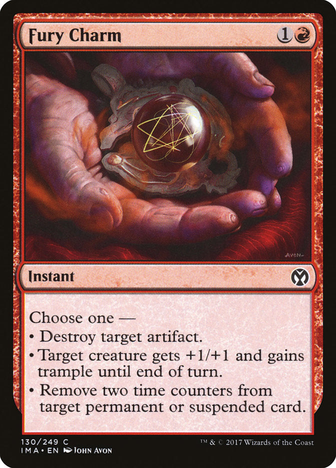 Fury Charm [Iconic Masters] MTG Single Magic: The Gathering | Red Claw Gaming