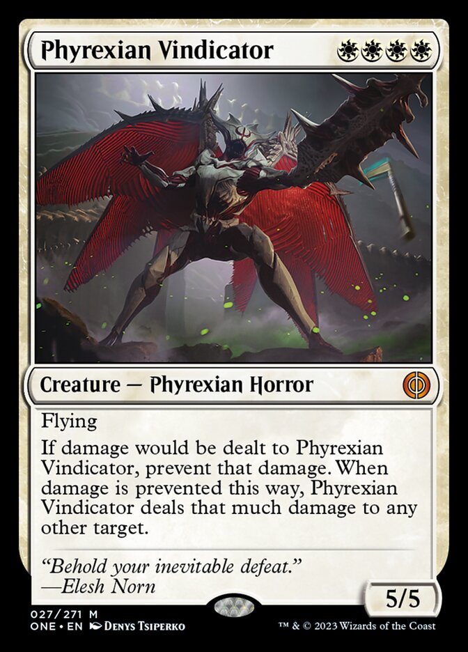 Phyrexian Vindicator [Phyrexia: All Will Be One] MTG Single Magic: The Gathering | Red Claw Gaming