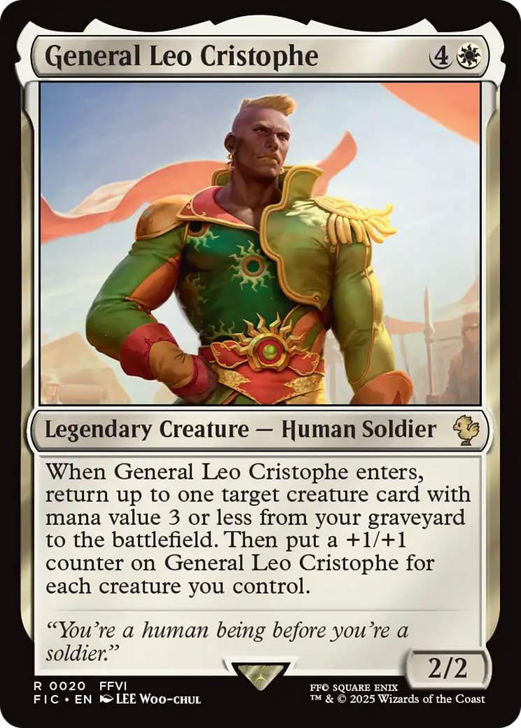 General Leo Cristophe [FINAL FANTASY Commander] MTG Single Magic: The Gathering | Red Claw Gaming