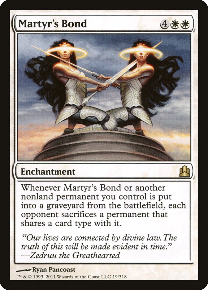 Martyr's Bond [Commander 2011] MTG Single Magic: The Gathering | Red Claw Gaming