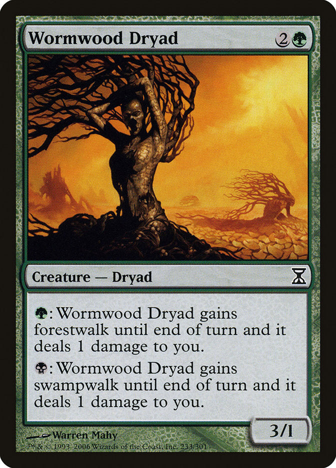Wormwood Dryad [Time Spiral] MTG Single Magic: The Gathering | Red Claw Gaming