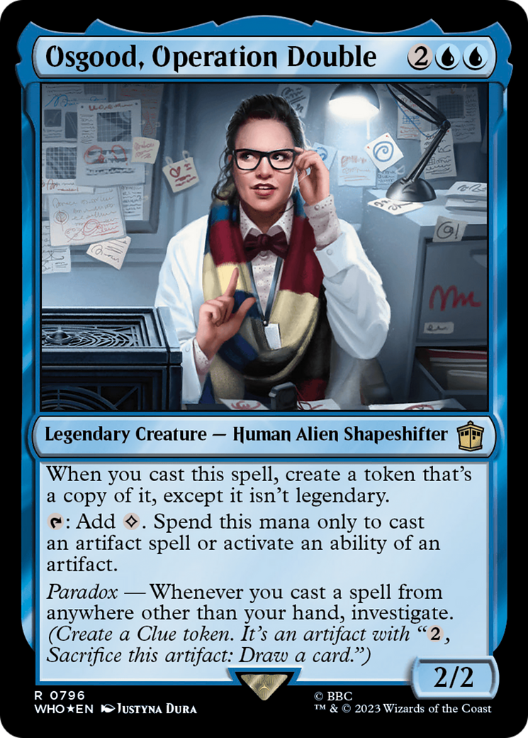 Osgood, Operation Double (Surge Foil) [Doctor Who] MTG Single Magic: The Gathering | Red Claw Gaming