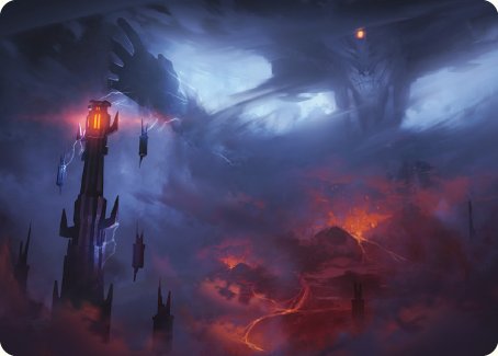 Shadow of the Enemy Art Card [The Lord of the Rings: Tales of Middle-earth Art Series] MTG Single Magic: The Gathering | Red Claw Gaming