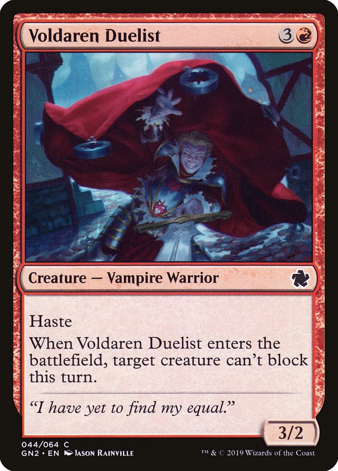 Voldaren Duelist [Game Night 2019] MTG Single Magic: The Gathering | Red Claw Gaming