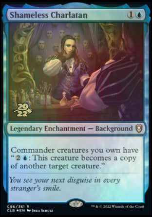 Shameless Charlatan [Commander Legends: Battle for Baldur's Gate Prerelease Promos] MTG Single Magic: The Gathering | Red Claw Gaming