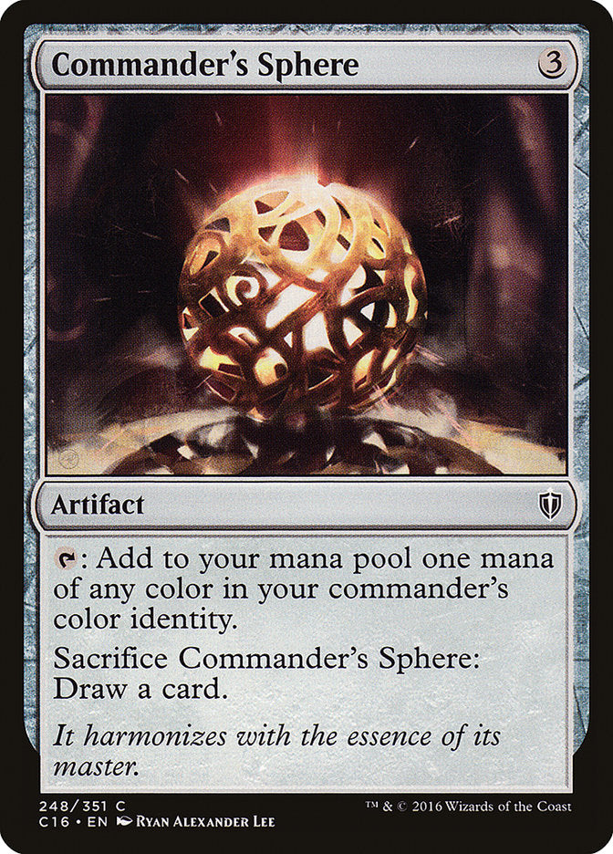 Commander's Sphere [Commander 2016] MTG Single Magic: The Gathering | Red Claw Gaming