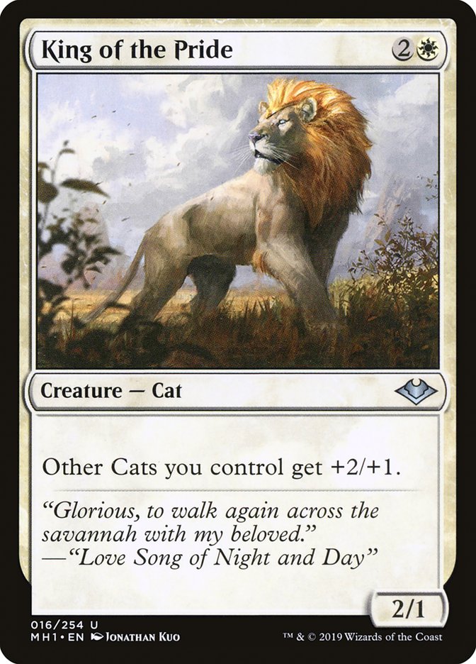 King of the Pride [Modern Horizons] MTG Single Magic: The Gathering    | Red Claw Gaming