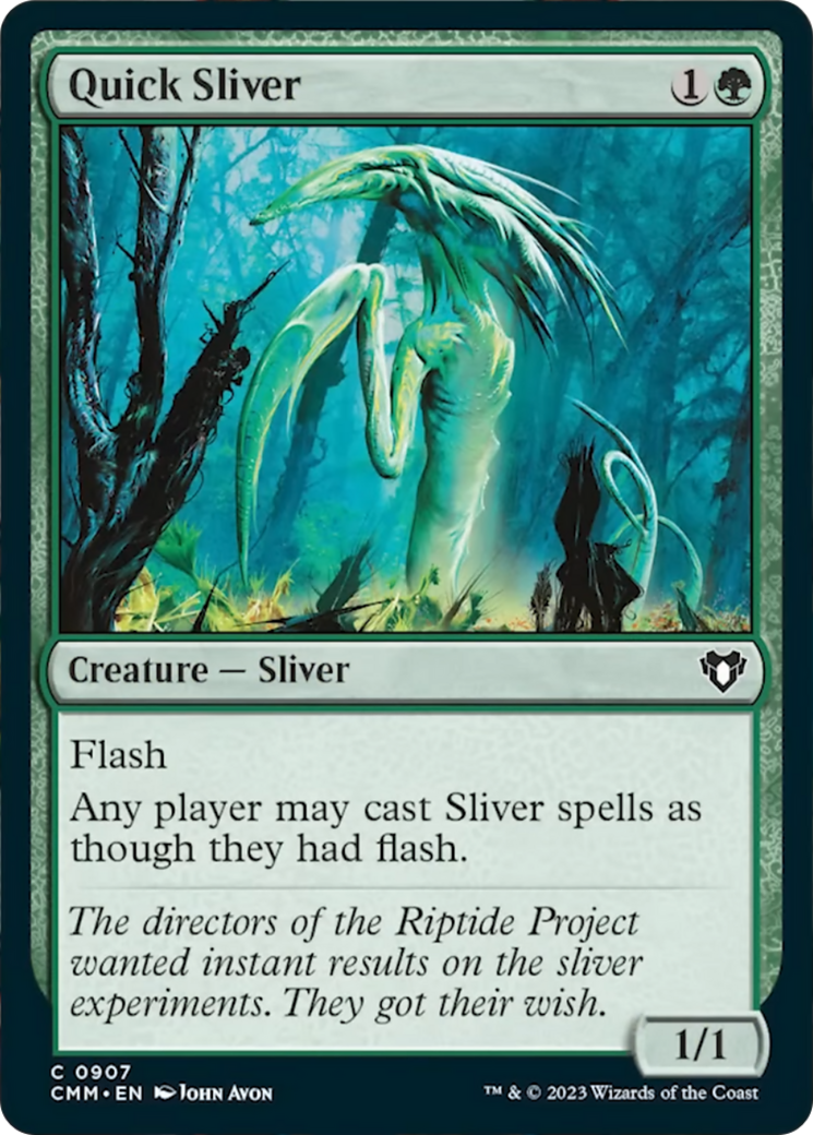 Quick Sliver [Commander Masters] MTG Single Magic: The Gathering | Red Claw Gaming