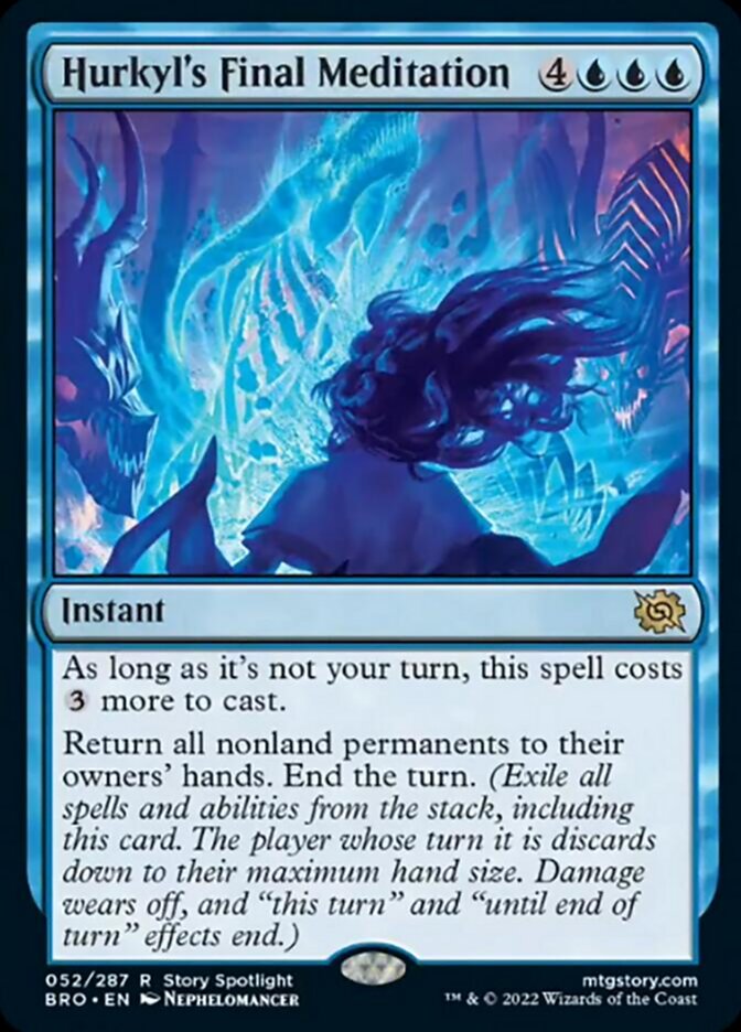 Hurkyl's Final Meditation [The Brothers' War] MTG Single Magic: The Gathering | Red Claw Gaming