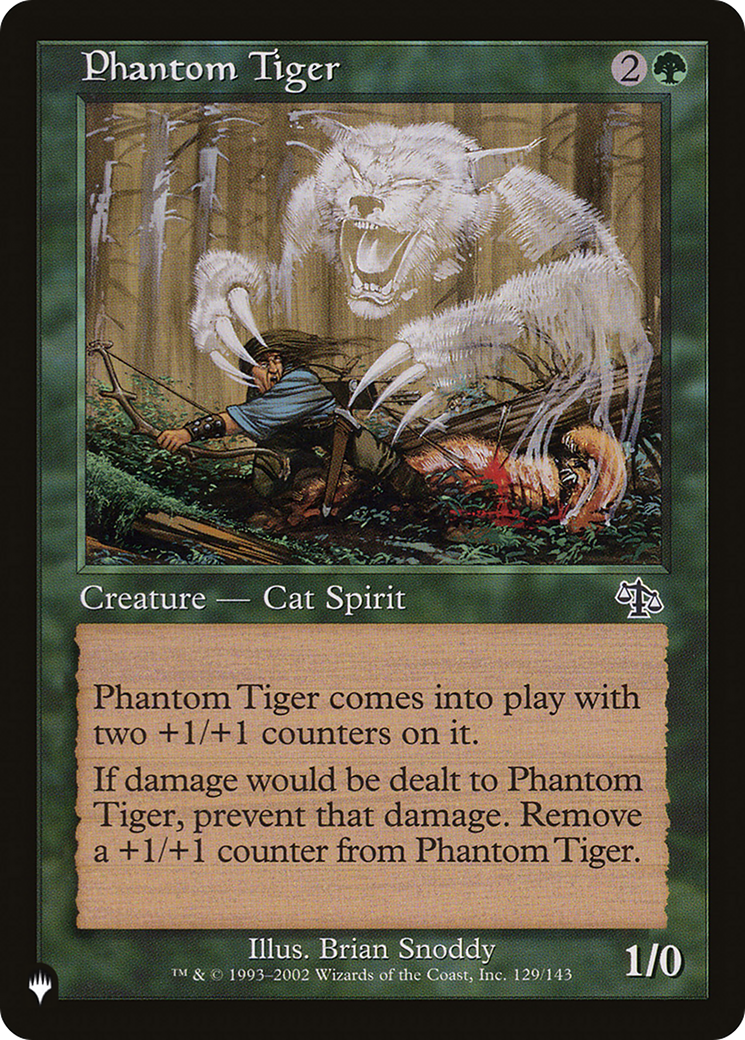 Phantom Tiger [The List] MTG Single Magic: The Gathering | Red Claw Gaming