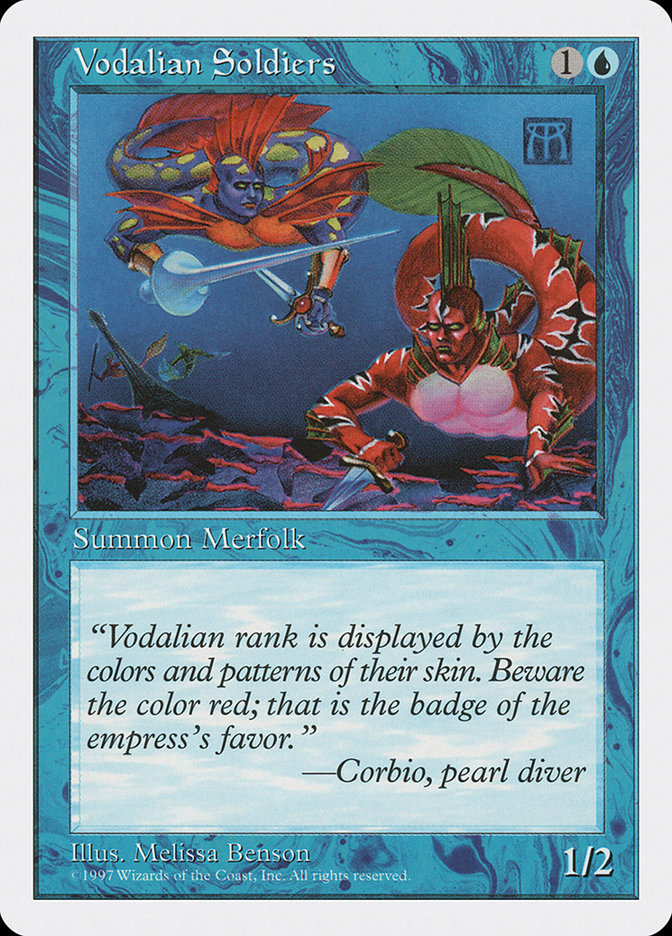 Vodalian Soldiers [Fifth Edition] MTG Single Magic: The Gathering | Red Claw Gaming