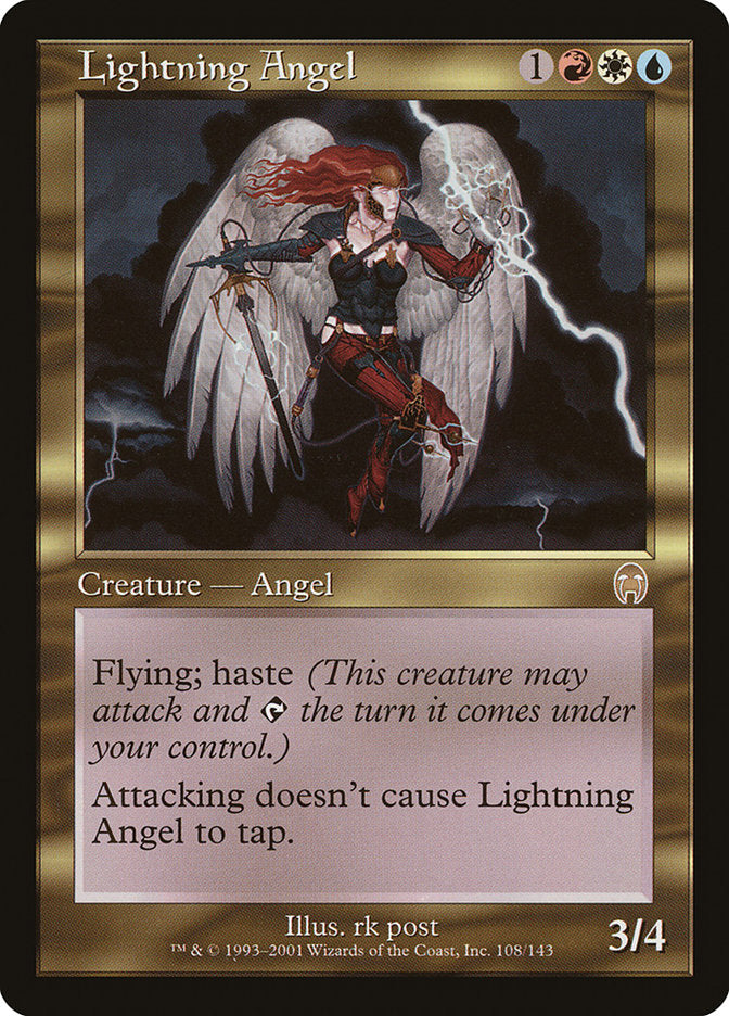 Lightning Angel [Apocalypse] MTG Single Magic: The Gathering | Red Claw Gaming