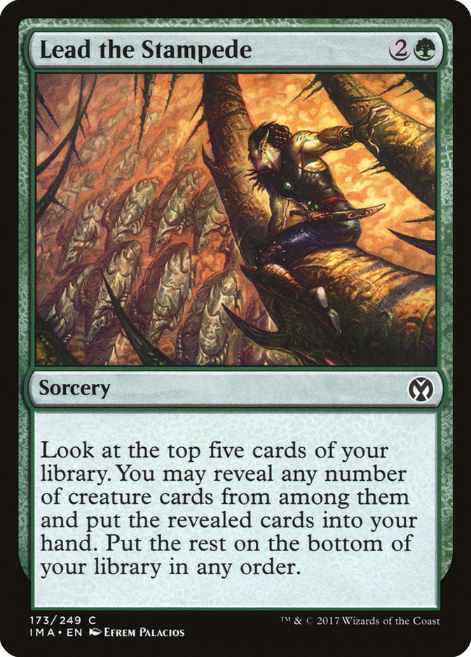 Lead the Stampede [Iconic Masters] MTG Single Magic: The Gathering | Red Claw Gaming