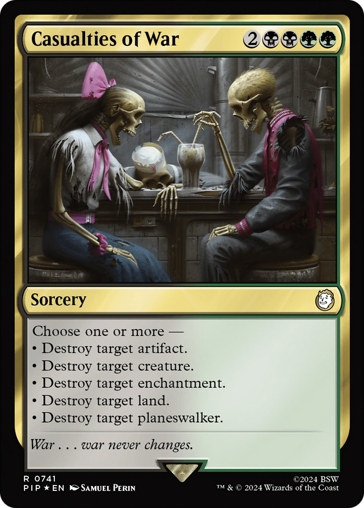 Casualties of War (Surge Foil) [Fallout] MTG Single Magic: The Gathering | Red Claw Gaming