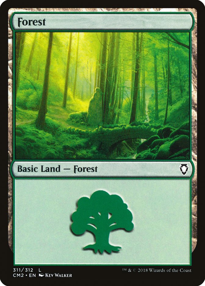 Forest (311) [Commander Anthology Volume II] MTG Single Magic: The Gathering | Red Claw Gaming