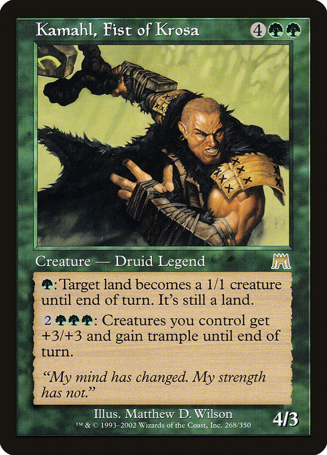 Kamahl, Fist of Krosa [Onslaught] MTG Single Magic: The Gathering | Red Claw Gaming