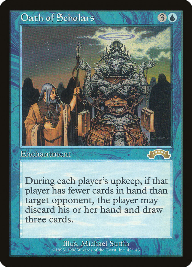Oath of Scholars [Exodus] MTG Single Magic: The Gathering | Red Claw Gaming