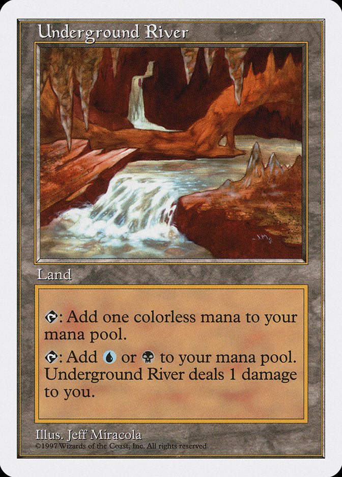 Underground River [Fifth Edition] MTG Single Magic: The Gathering | Red Claw Gaming