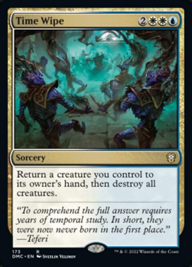Time Wipe [Dominaria United Commander] MTG Single Magic: The Gathering | Red Claw Gaming