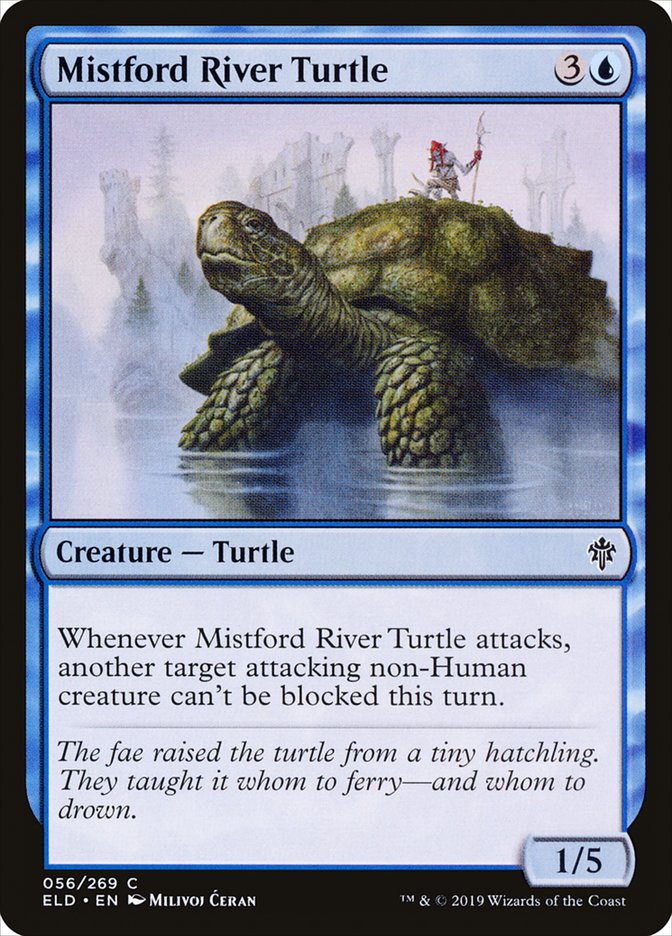 Mistford River Turtle [Throne of Eldraine] MTG Single Magic: The Gathering | Red Claw Gaming