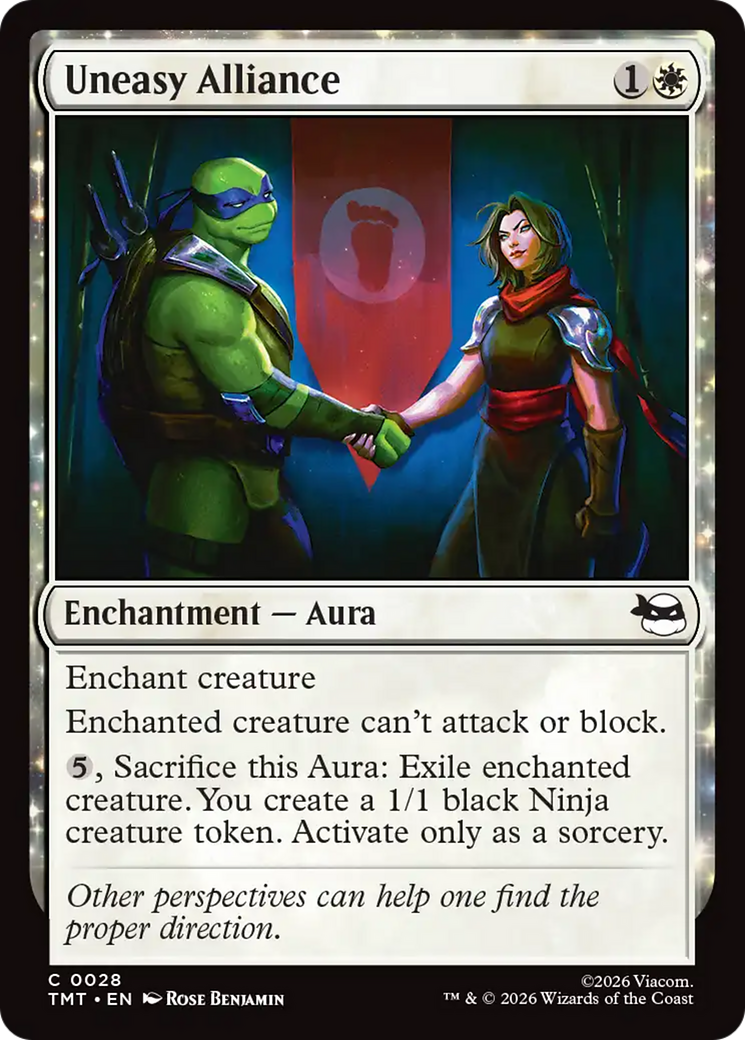 Uneasy Alliance [Teenage Mutant Ninja Turtles] MTG Single Magic: The Gathering | Red Claw Gaming