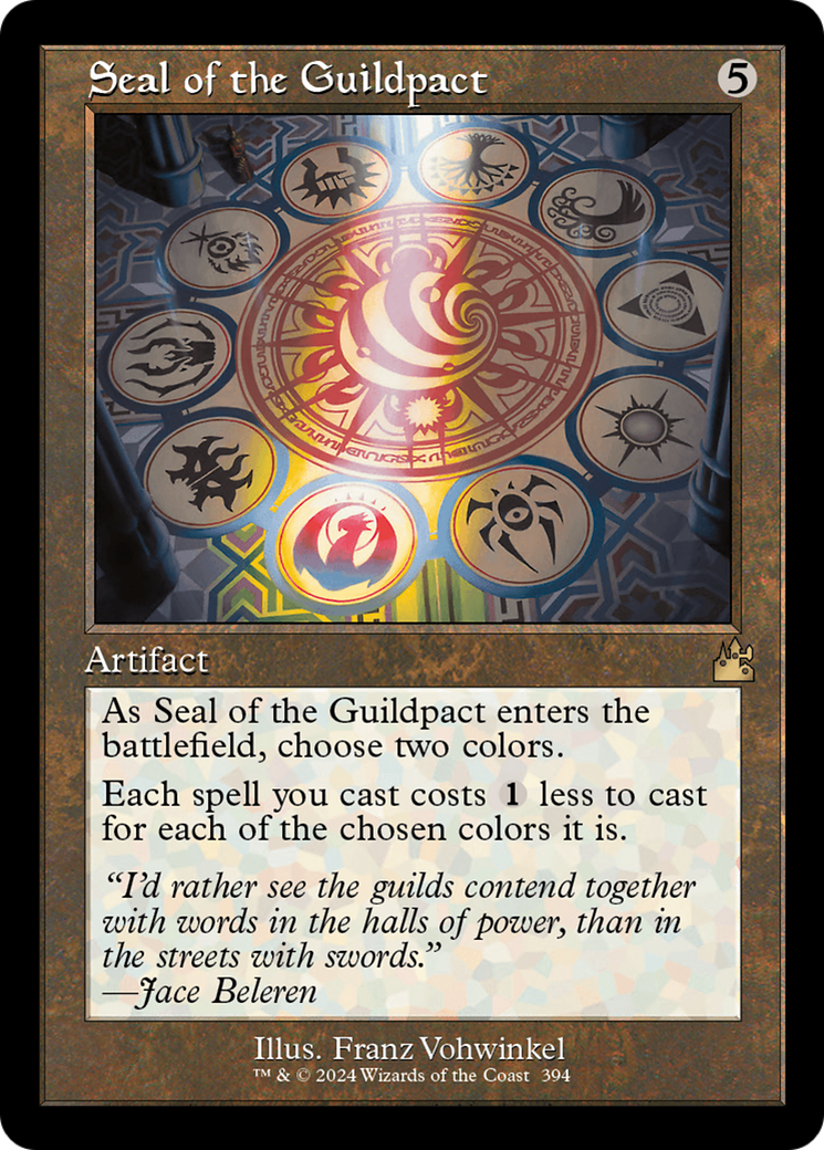 Seal of the Guildpact (Retro Frame) [Ravnica Remastered] MTG Single Magic: The Gathering | Red Claw Gaming