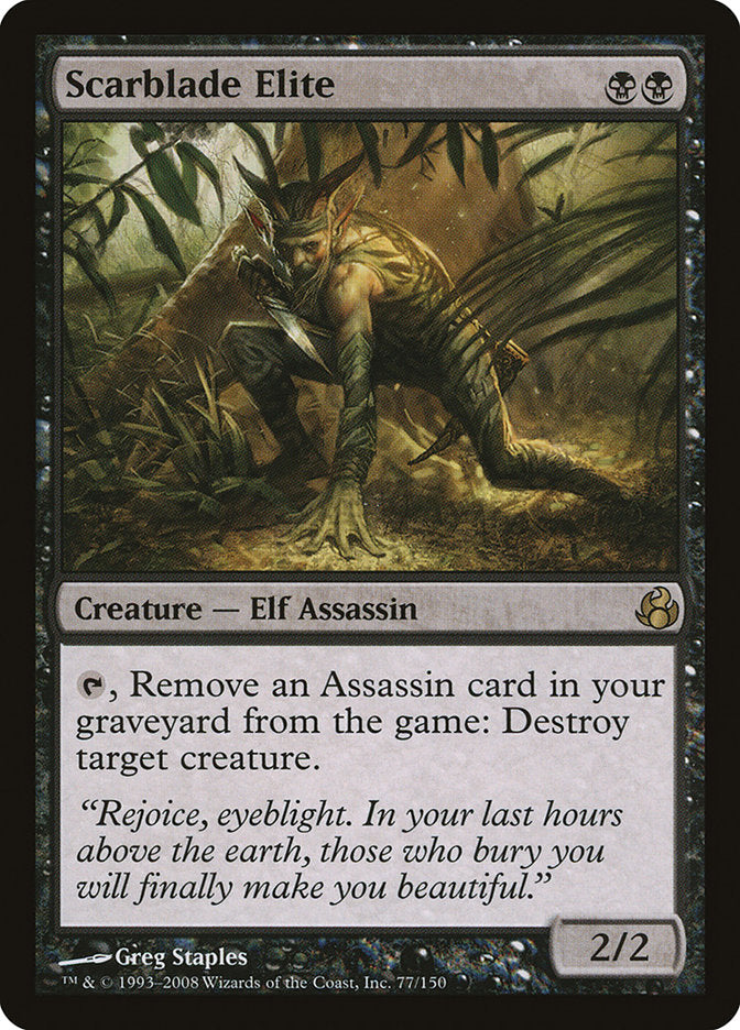 Scarblade Elite [Morningtide] MTG Single Magic: The Gathering | Red Claw Gaming