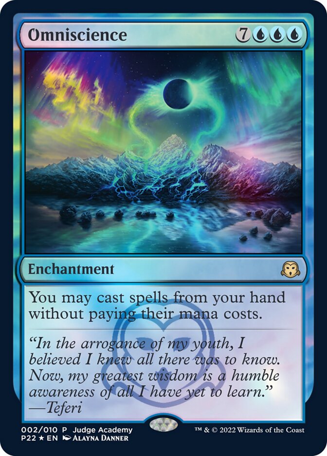 Omniscience [Judge Gift Cards 2022] MTG Single Magic: The Gathering | Red Claw Gaming