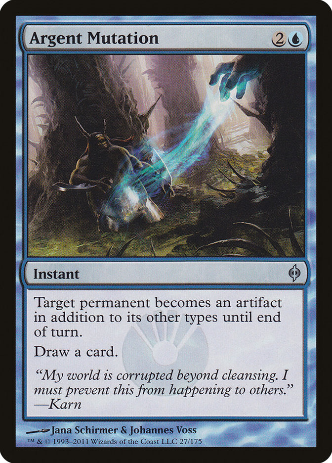 Argent Mutation [New Phyrexia] MTG Single Magic: The Gathering | Red Claw Gaming