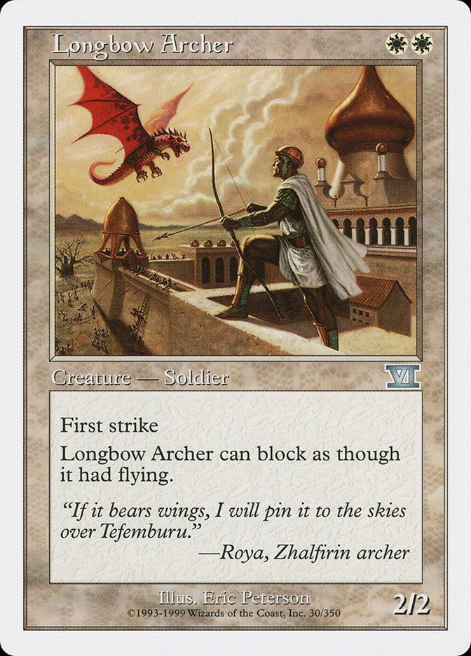 Longbow Archer [Classic Sixth Edition] MTG Single Magic: The Gathering | Red Claw Gaming