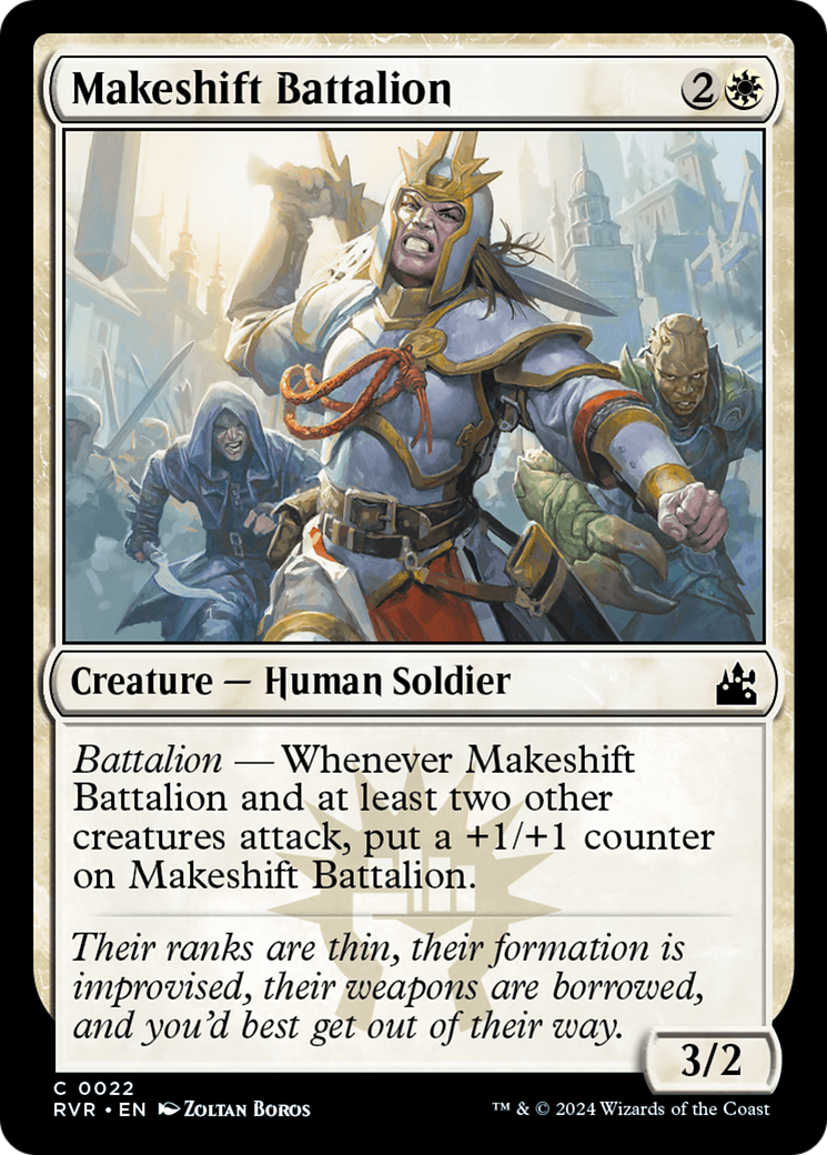 Makeshift Battalion [Ravnica Remastered] MTG Single Magic: The Gathering | Red Claw Gaming