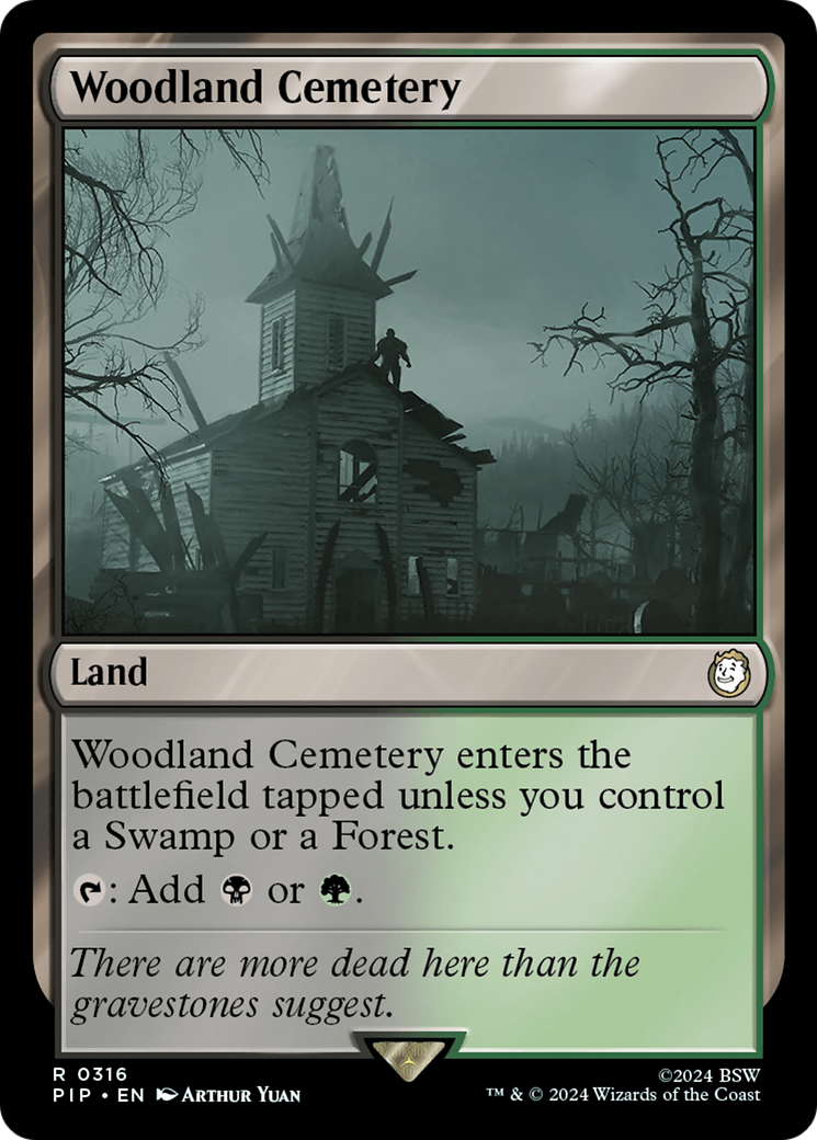 Woodland Cemetery [Fallout] MTG Single Magic: The Gathering | Red Claw Gaming