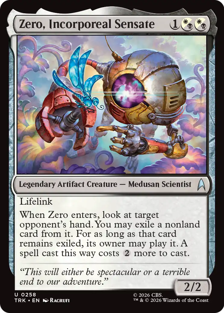Zero, Incorporeal Sensate [Star Trek] MTG Single Magic: The Gathering | Red Claw Gaming