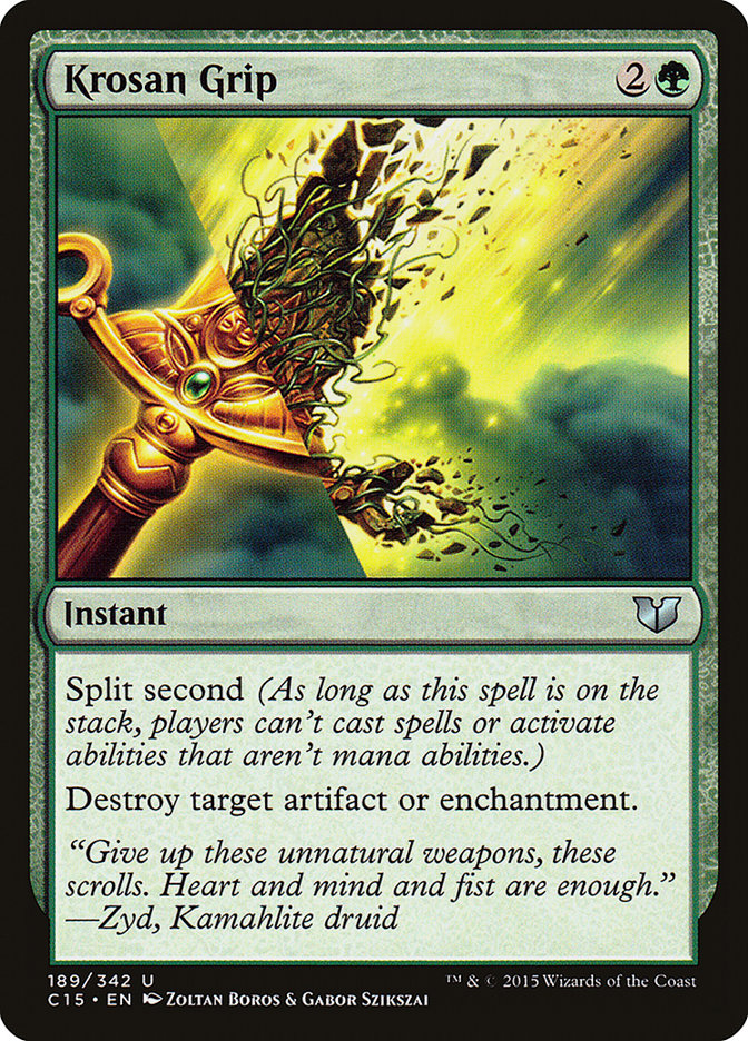 Krosan Grip [Commander 2015] MTG Single Magic: The Gathering | Red Claw Gaming