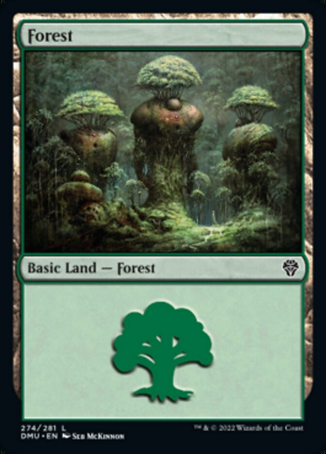 Forest (274) [Dominaria United] MTG Single Magic: The Gathering | Red Claw Gaming