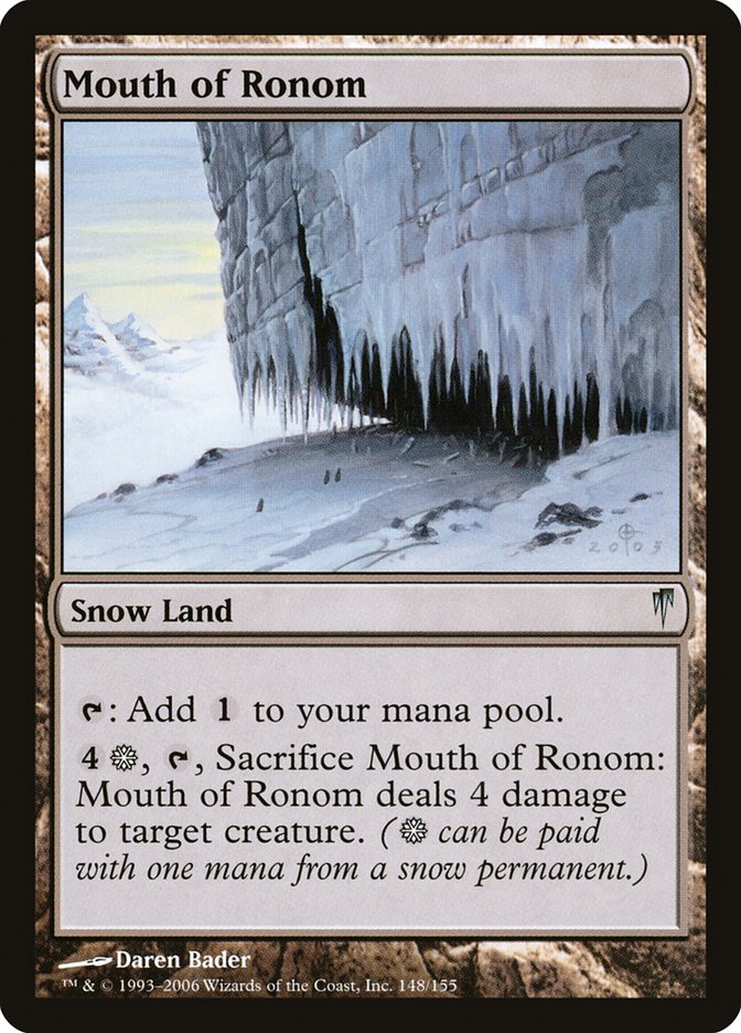 Mouth of Ronom [Coldsnap] MTG Single Magic: The Gathering | Red Claw Gaming