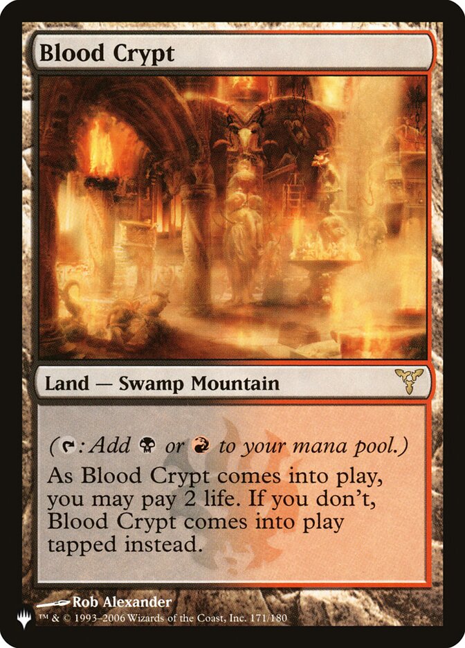 Blood Crypt [The List] MTG Single Magic: The Gathering | Red Claw Gaming