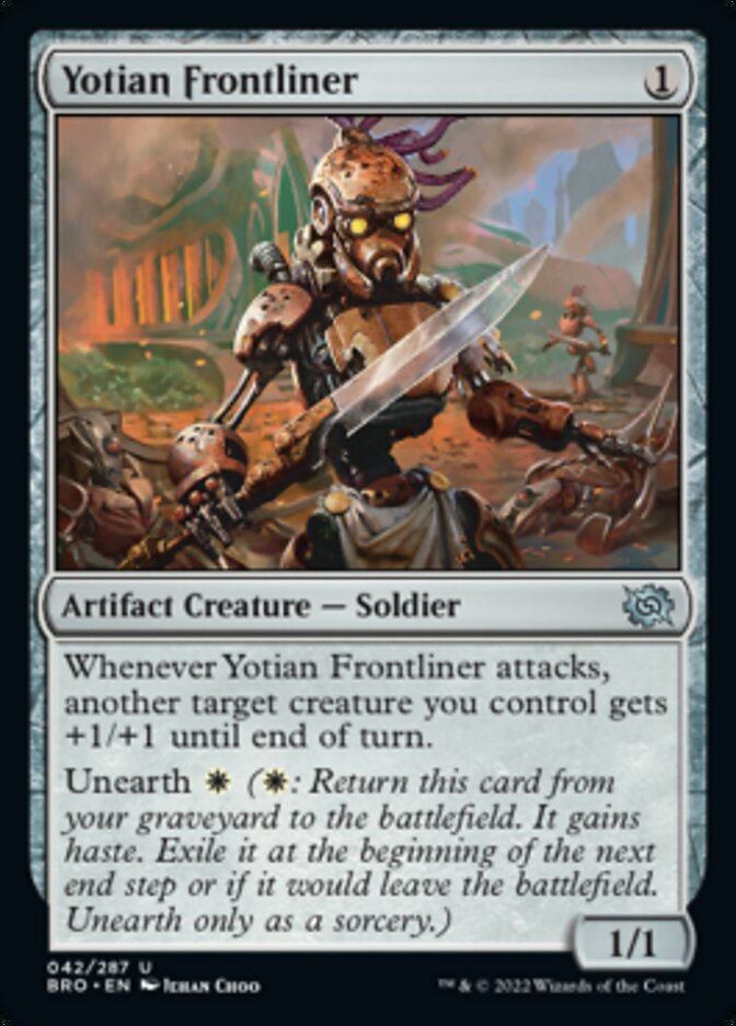 Yotian Frontliner [The Brothers' War] MTG Single Magic: The Gathering | Red Claw Gaming