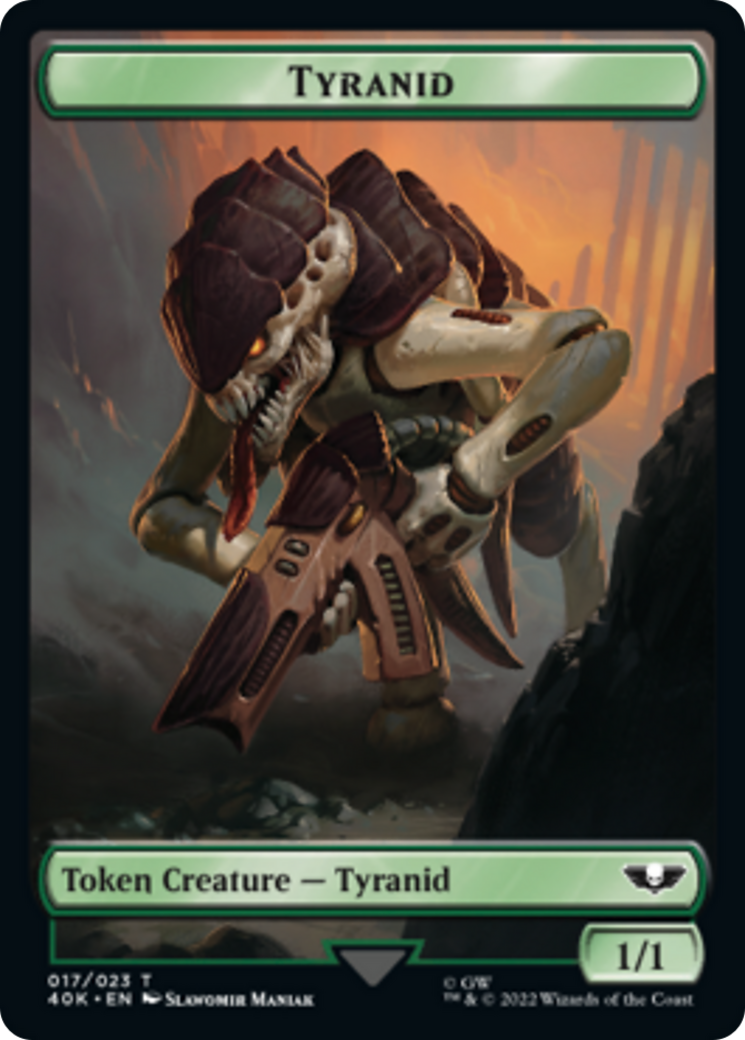 Tyranid (17) // Tyranid Gargoyle Double-Sided Token [Warhammer 40,000 Tokens] MTG Single Magic: The Gathering | Red Claw Gaming