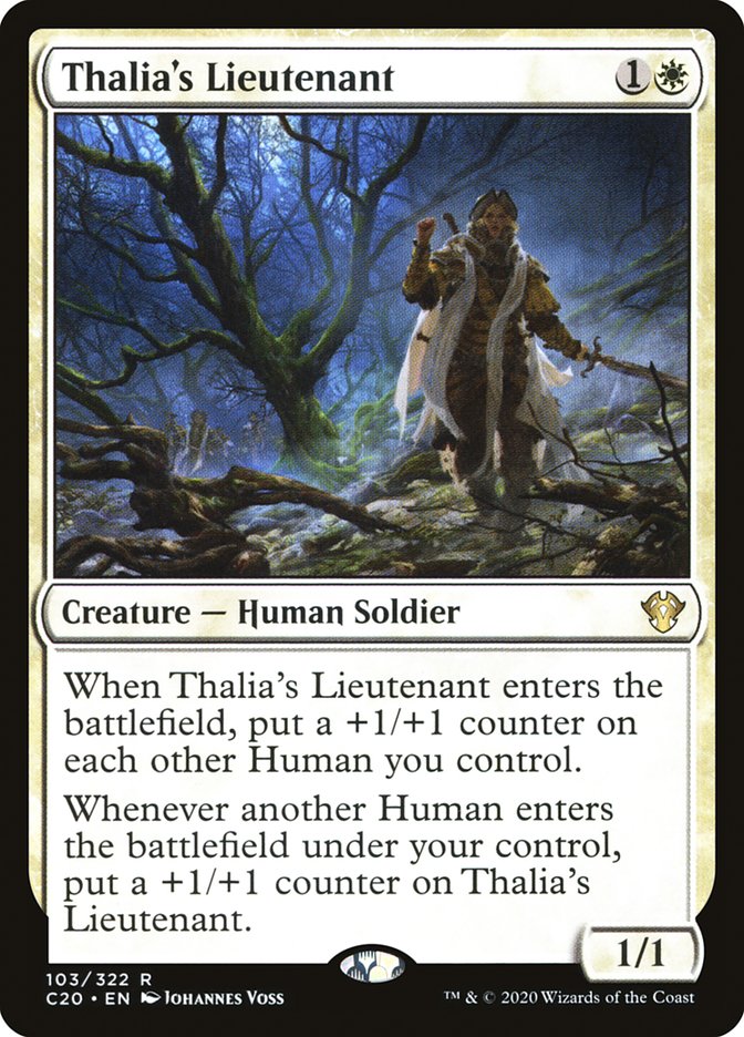 Thalia's Lieutenant [Commander 2020] MTG Single Magic: The Gathering | Red Claw Gaming