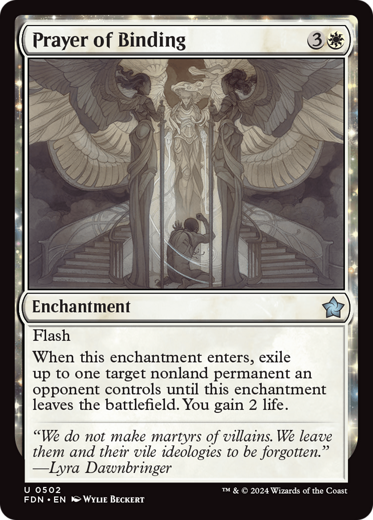 Prayer of Binding [Foundations] MTG Single Magic: The Gathering | Red Claw Gaming