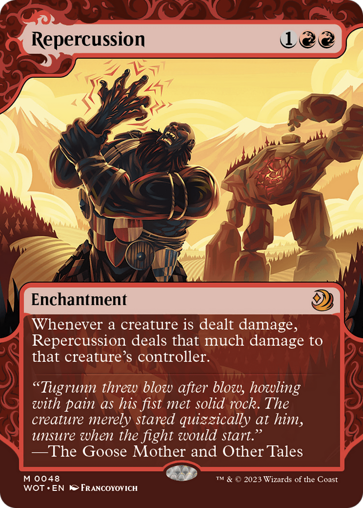 Repercussion [Wilds of Eldraine: Enchanting Tales] MTG Single Magic: The Gathering | Red Claw Gaming