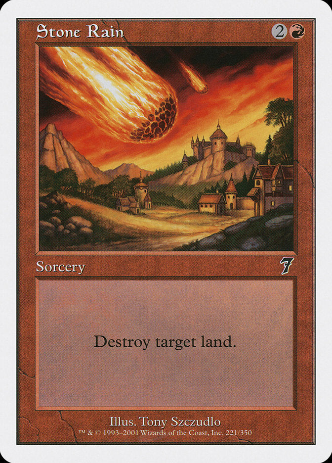 Stone Rain [Seventh Edition] MTG Single Magic: The Gathering | Red Claw Gaming